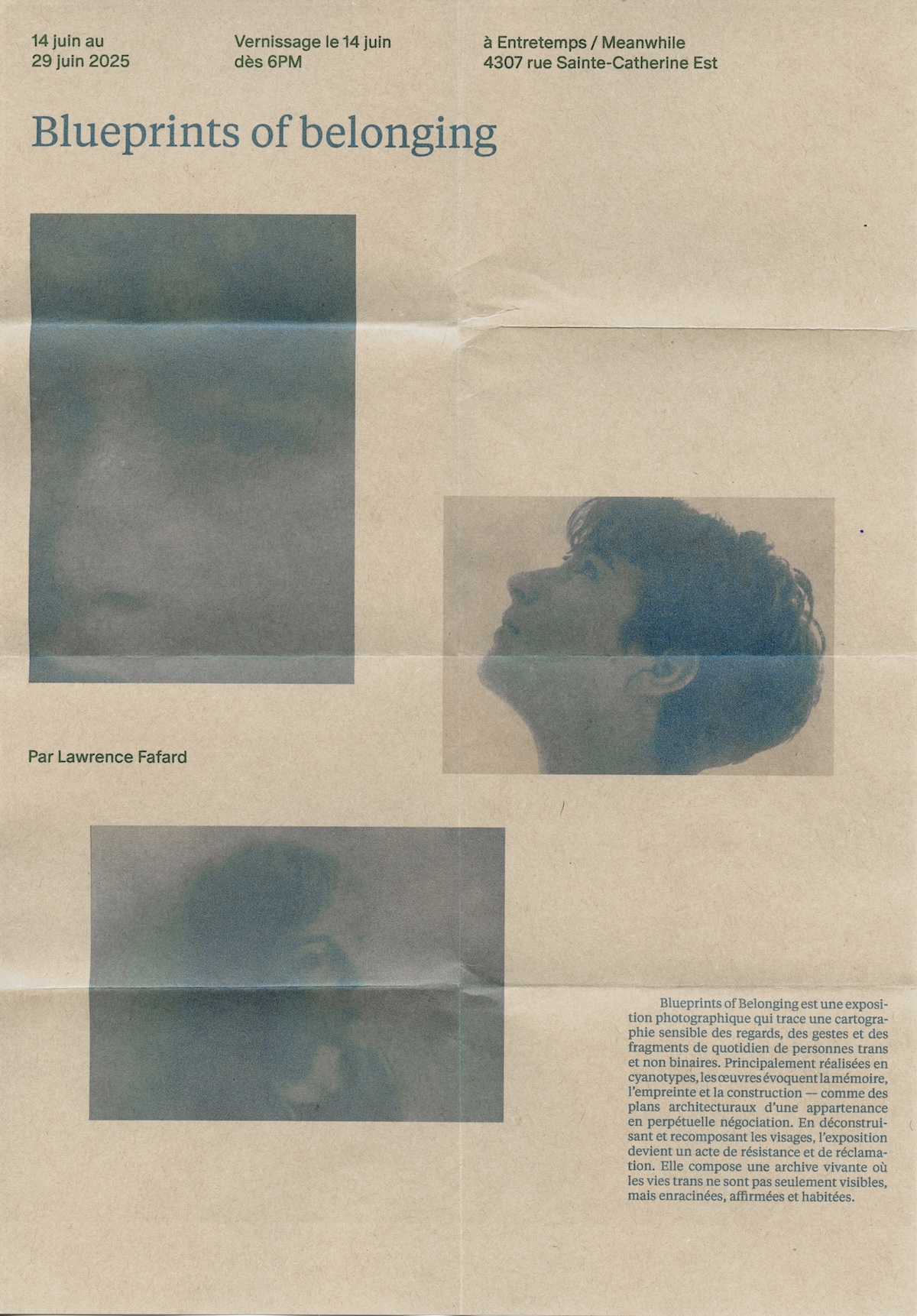 Blueprints of Belonging photo exhibition poster
